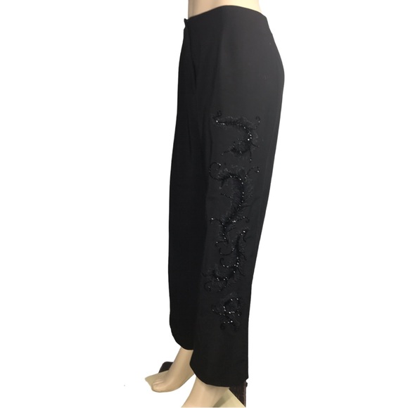 MXM Black Gorgeous Elegant Embezzlement Rhinestone Formal Pants Size 18 - Picture 13 of 15